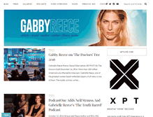 Tablet Screenshot of gabbyreece.com